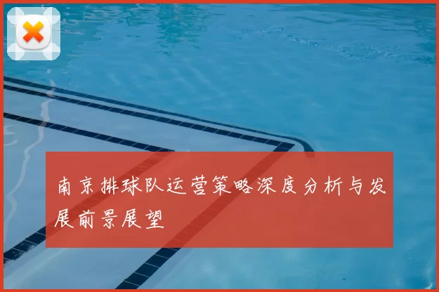 南京排球队运营策略深度分析与发展前景展望