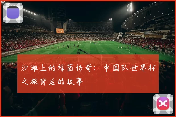 沙滩上的绿茵传奇：中国队世界杯之旅背后的故事