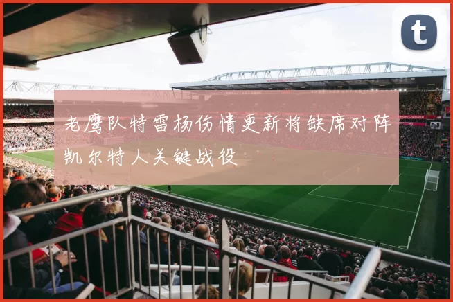 老鹰队特雷杨伤情更新将缺席对阵凯尔特人关键战役